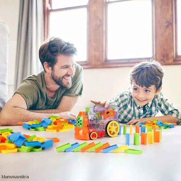 BlockChase – Race, Set, Domino | Instant Chain Reactions | Perfect for Little Hands