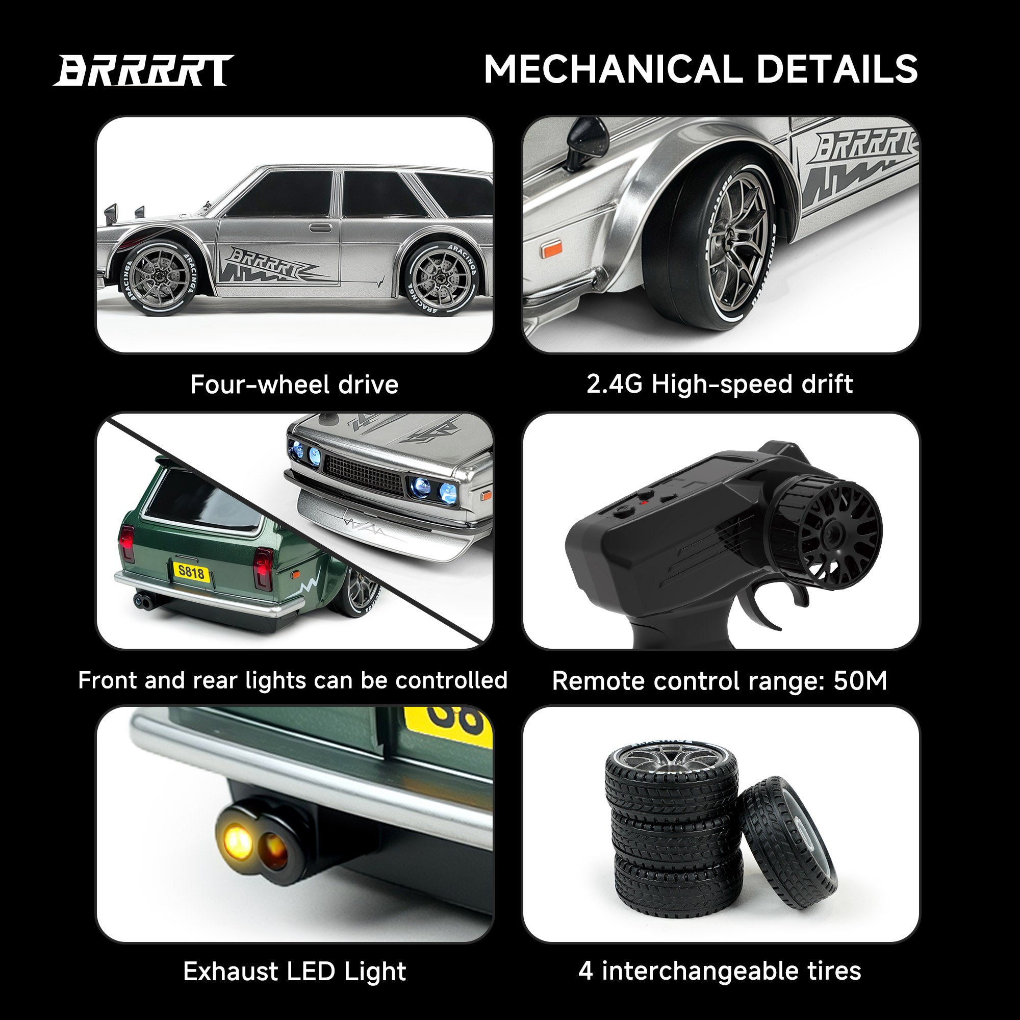 1/24 Scale RC Car 4WD Drift New Launch