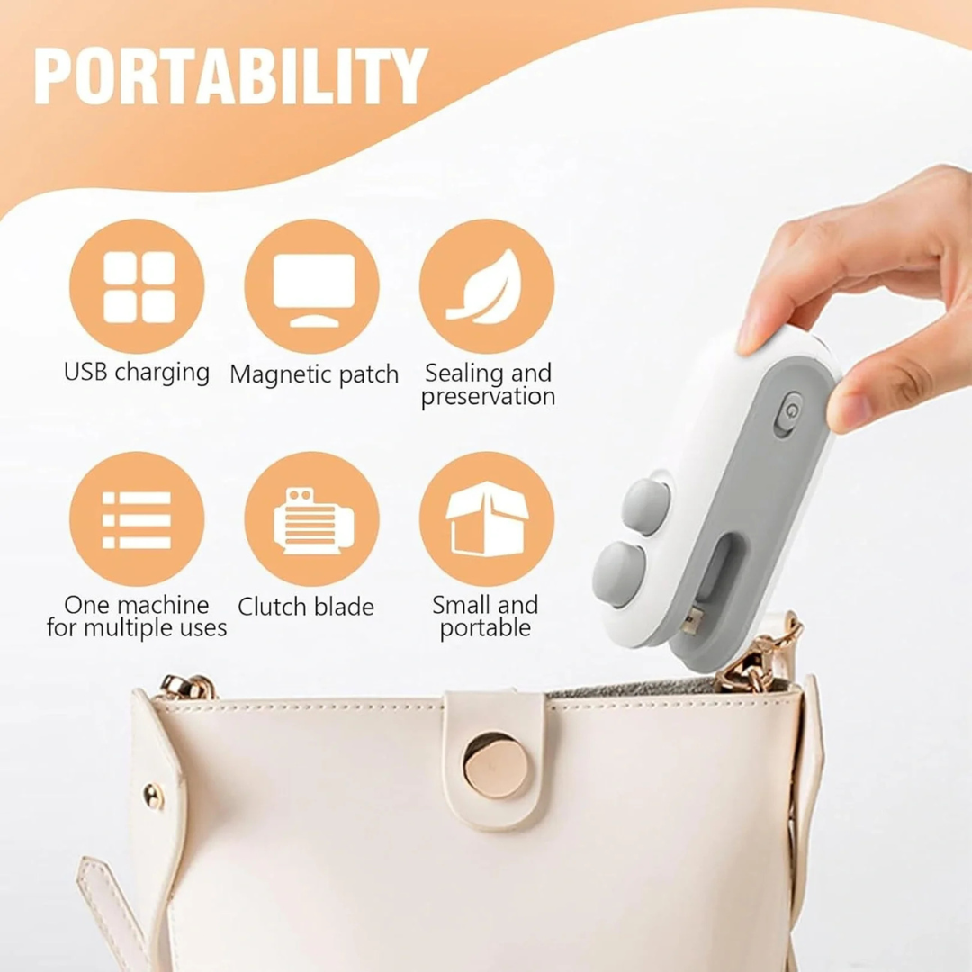 Last Day Promotion!🔥🎁 2025 Upgraded Mini Bag Sealer