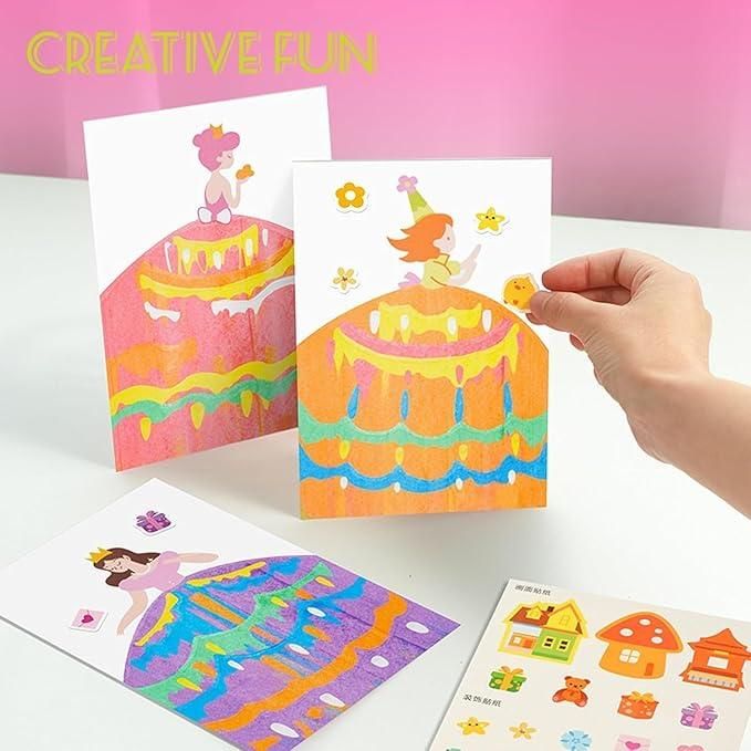 Rainbow Dot Painting Art Kits
