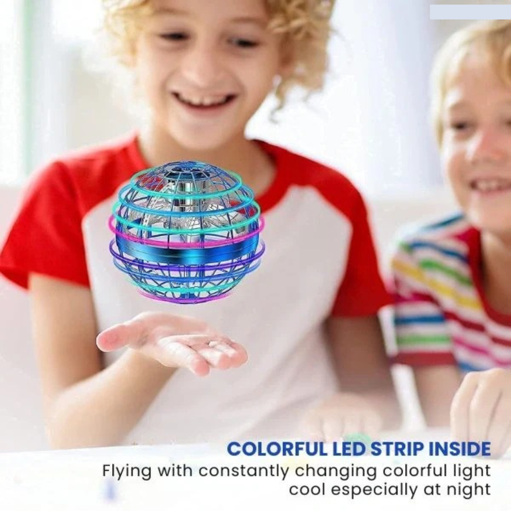 MagicFloater™ – 360° Flying Ball | Gesture Controlled | LED Show