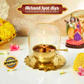 Shree Akhand Jyot Diya & Cover (not for sale)