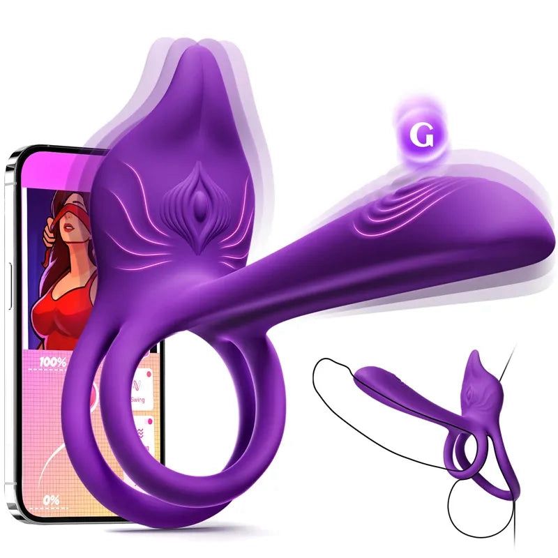 Dual Fox Ring Vibrator