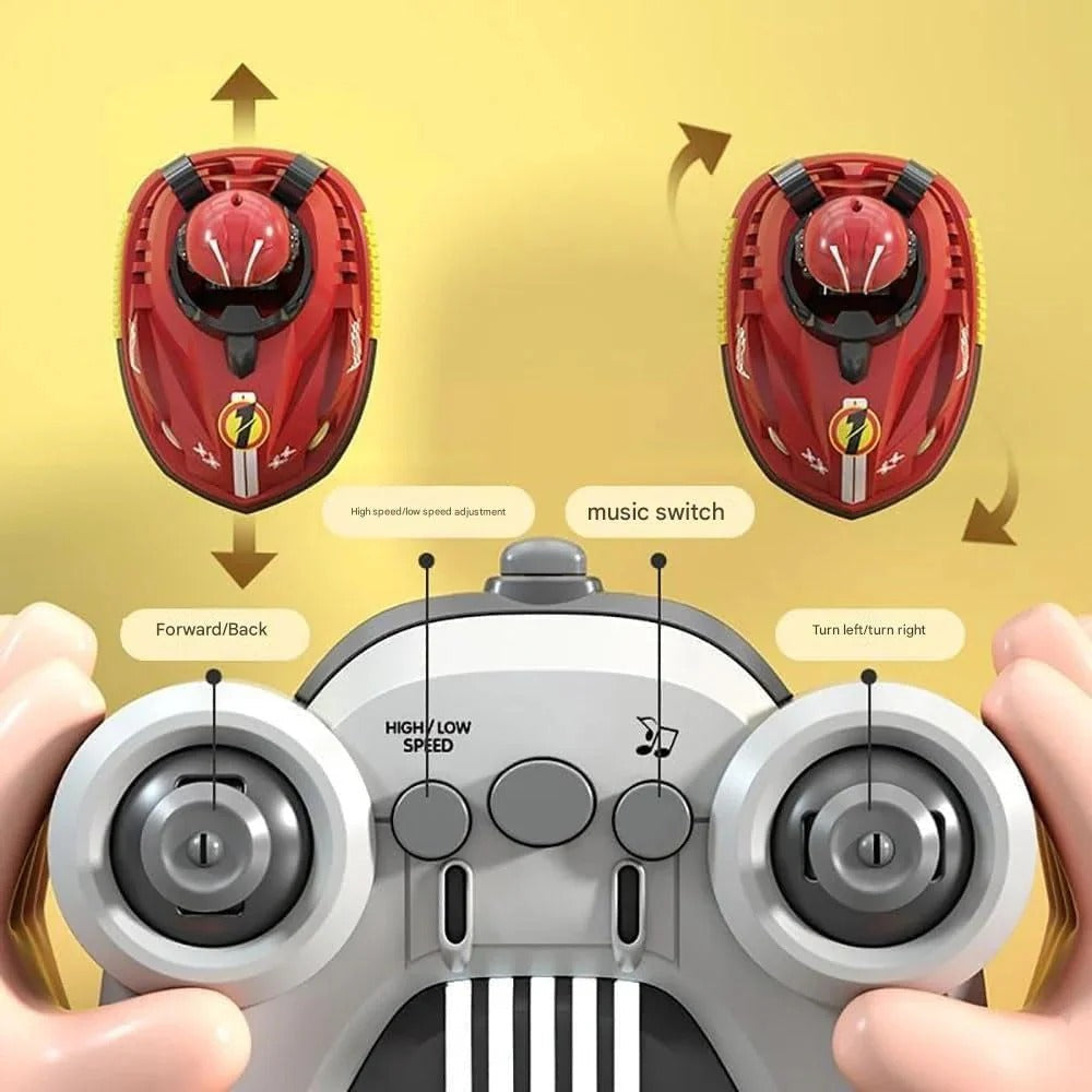 2-Player Remote Control Bumper Cars with Ejecting Drivers
