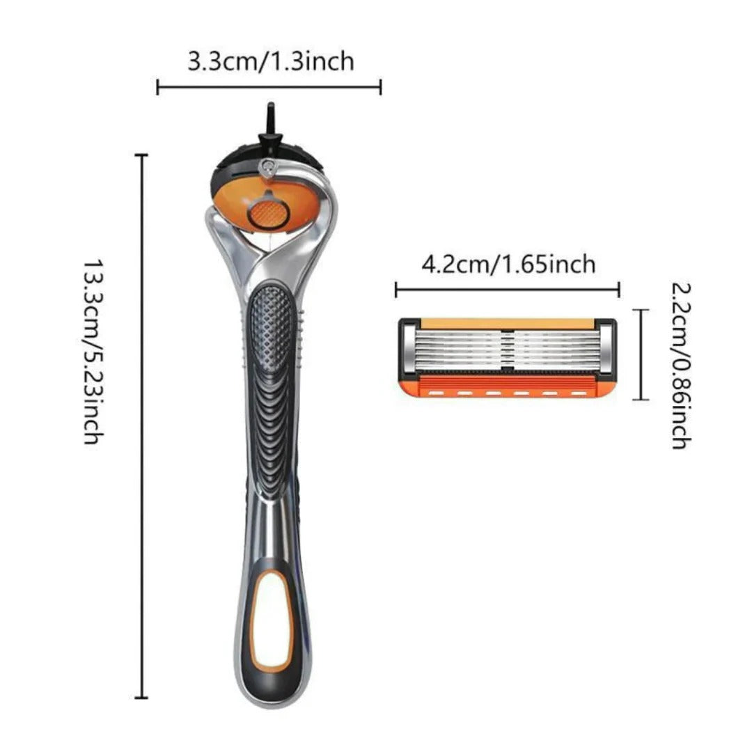24pcs 6-Layer Men'S Shaver Blades