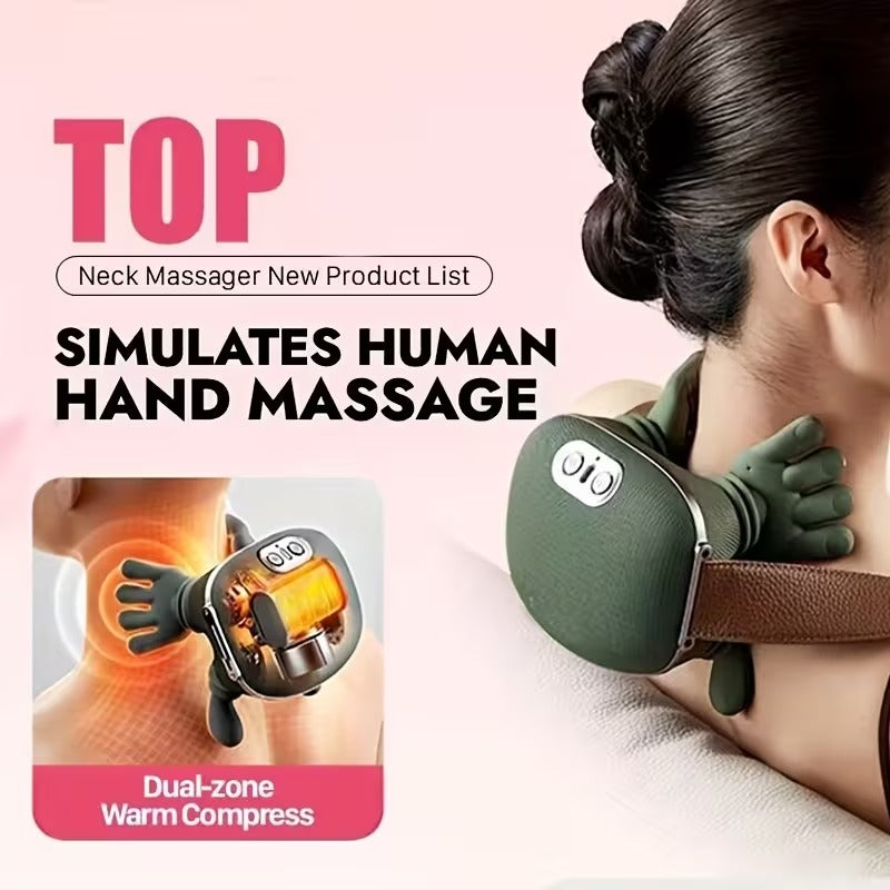 Wireless Electric Massager with 3D Real Hand