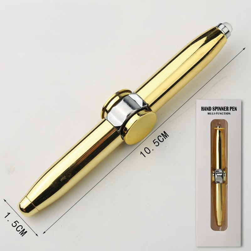 Fidget Spinning Pen with LED Light (4 Pens)