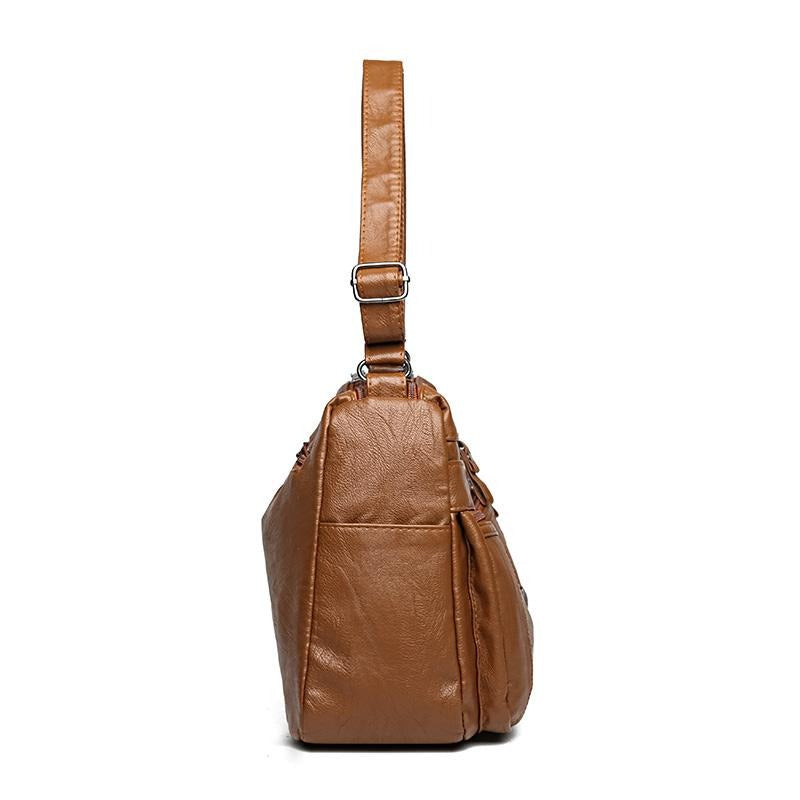 Large Capacity Women's Shoulder Crossbody Bag Multi-Pocket Bag Mobile Phone Bag