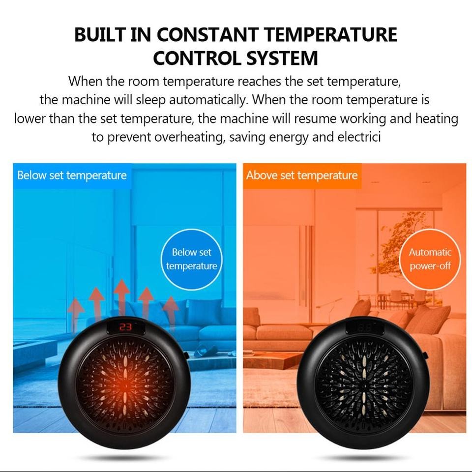 Wall Outlet Portable Heater