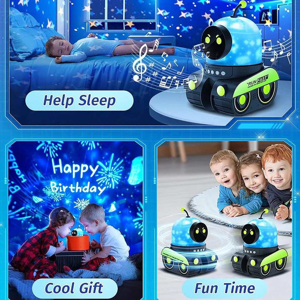 Robot Car Projector Night Light